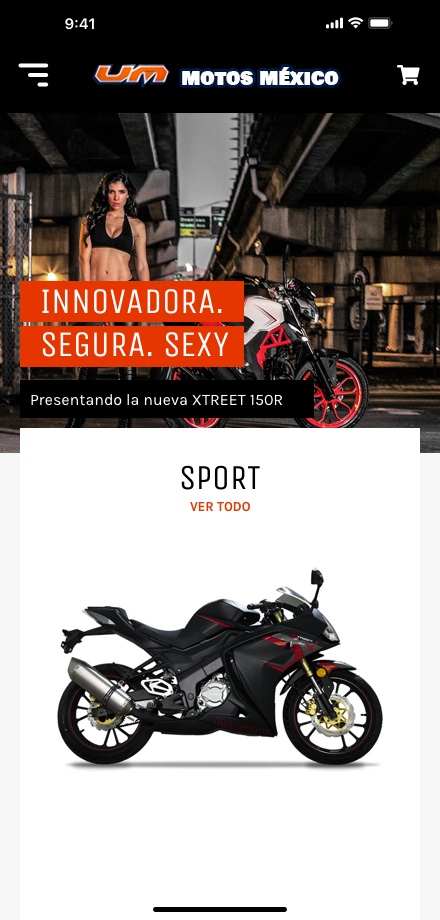 UM Motos venta en línea